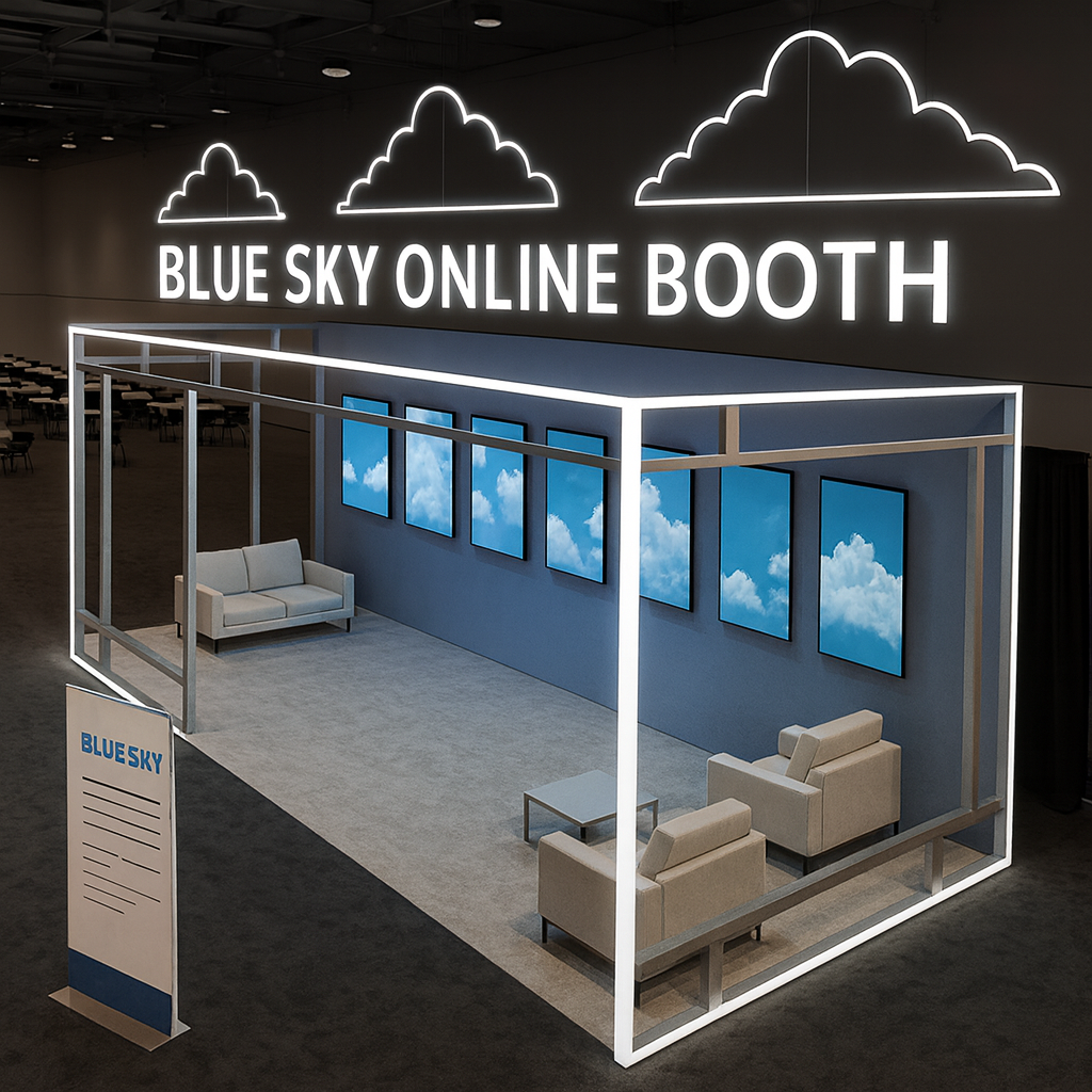 Bluesky Online Sales Booth